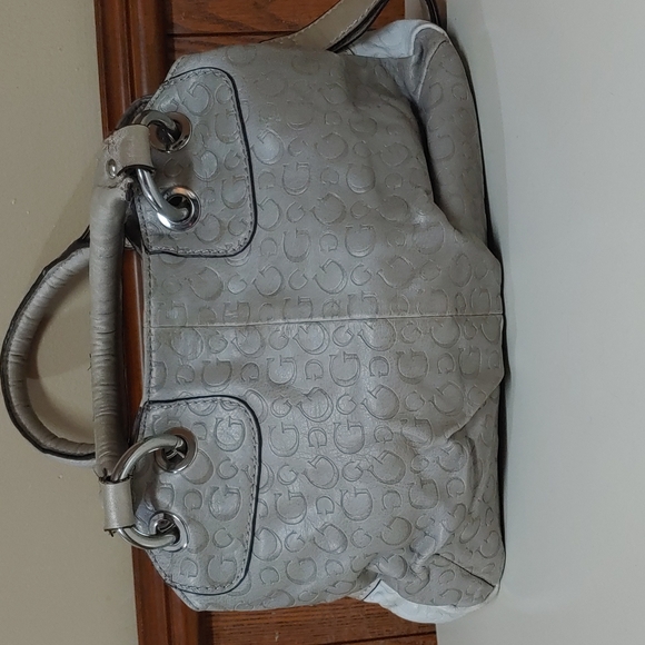 Guess Leather Studded Satchel Bag - Picture 7 of 17